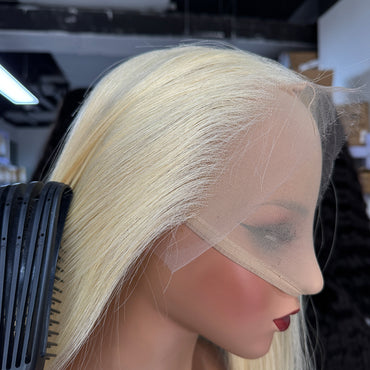 50 Inch 13X6 Full Frontal HD Lace 613# Straight Wig 250% Density