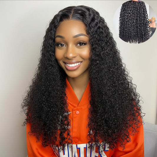 Pixie Curly Bundle Virgin Human Hair Natural Color
