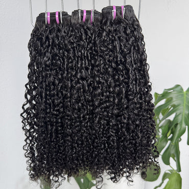 Pixie Curly Bundle Virgin Human Hair Natural Color