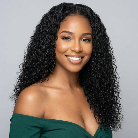 Burmese Curly 13x4 Transparent/HD Lace Full Frontal Natural Color Wig