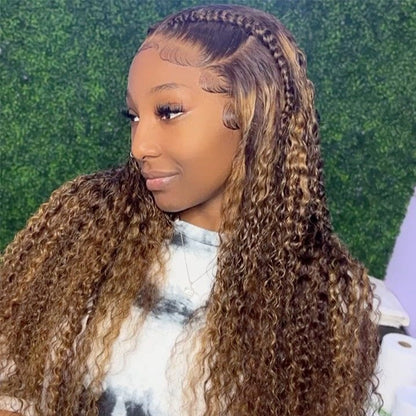 Burmese curly Bundle Virgin Human Hair 4-27 High light Color