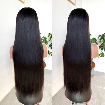 Straight 13x4 Transparent/HD Lace Full Frontal Natural Color Wig