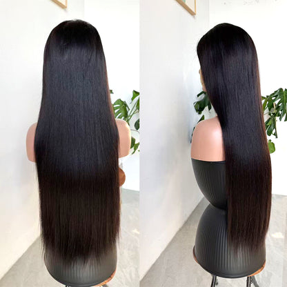 Straight 13x4 Transparent/HD Lace Full Frontal Natural Color Wig