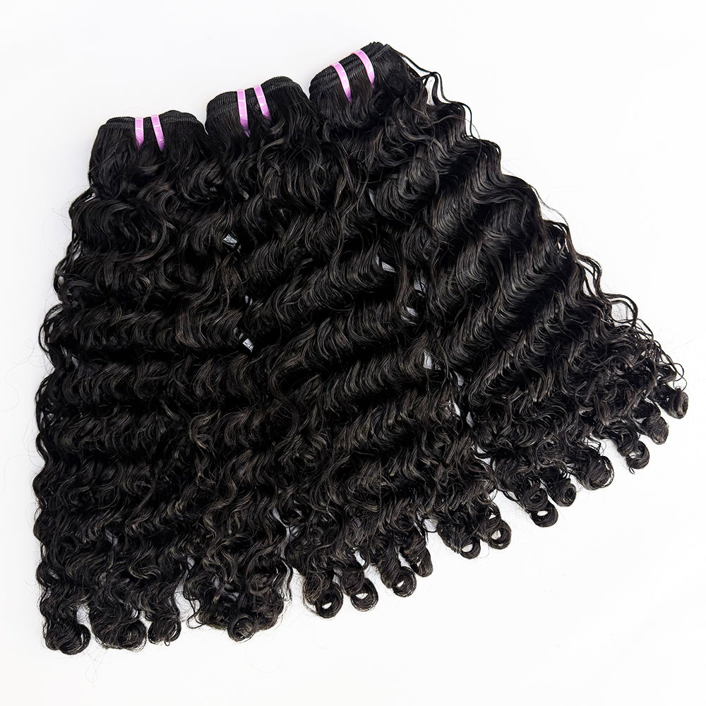 Burmese curly Bundle Virgin Human Hair Natural Color