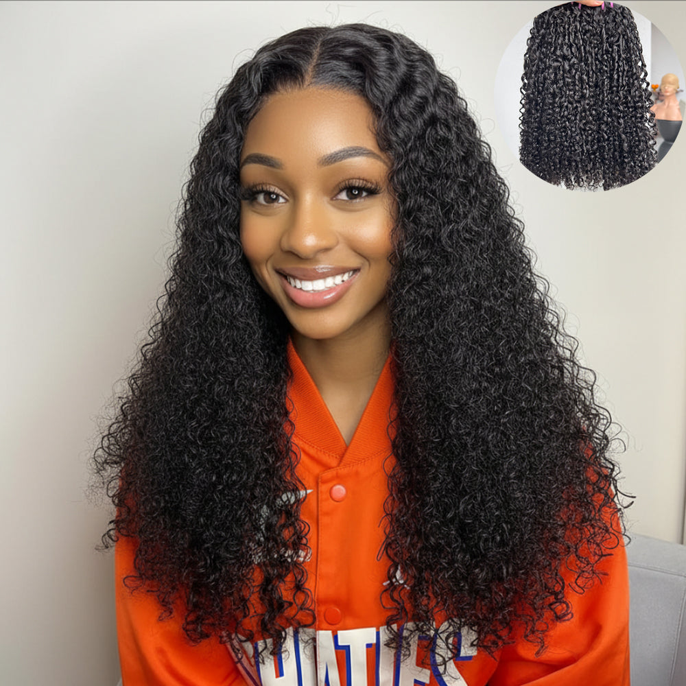 Pixie Curly Bundle Virgin Human Hair Natural Color